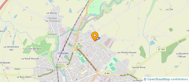 localisation de l'entreprise MADAME MELANIE CHARBONNEL  CHEMILLE-EN-ANJOU