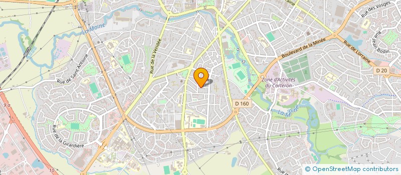 localisation de l'entreprise MADAME MELANIE CHARBONNIER à CHOLET