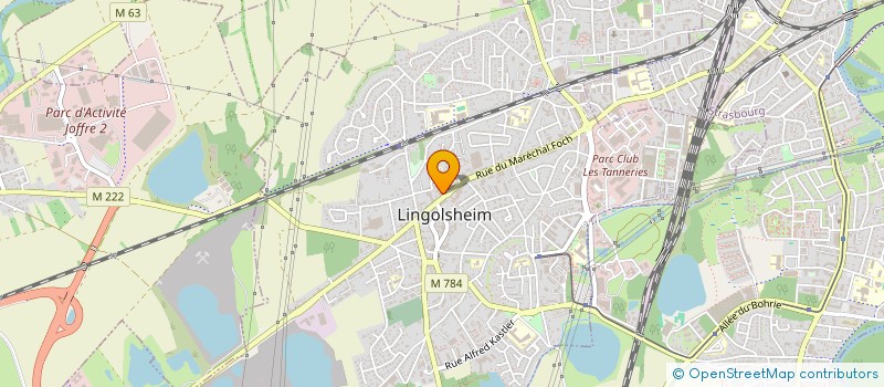 localisation de l'entreprise MADAME MELANIE CHARDINE  LINGOLSHEIM