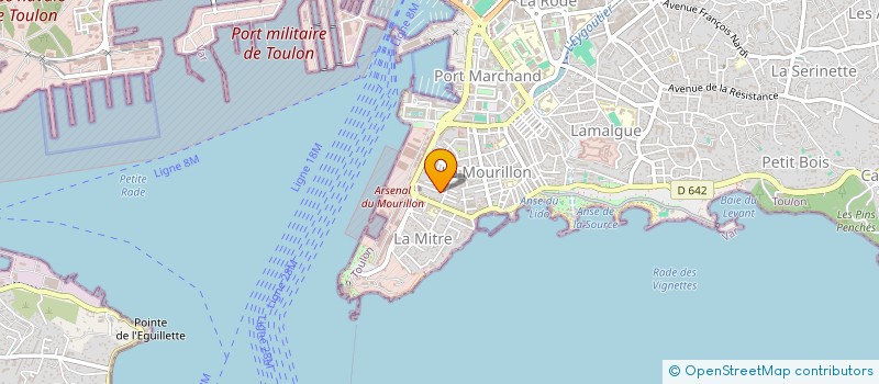 localisation de l'entreprise MADAME MELANIE CHARLAT  TOULON