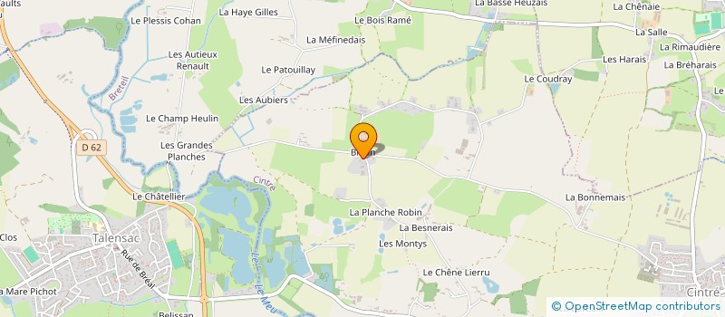 localisation de l'entreprise MADAME MELANIE CHARLOT  CINTRE