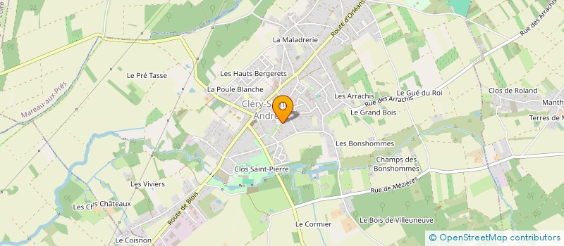 localisation de l'entreprise MADAME MELANIE CHARRIER à CLERY-SAINT-ANDRE