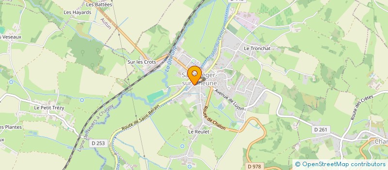 localisation de l'entreprise MADAME MELANIE CHASSIGNEUX  SAINT-LEGER-SUR-DHEUNE