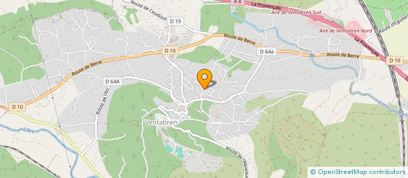 localisation de l'entreprise MADAME MELANIE CHATELAIN  VENTABREN