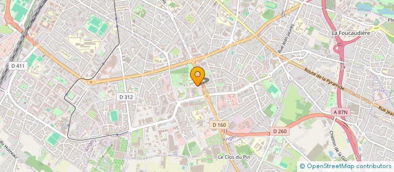 localisation de l'entreprise MADAME MELANIE CHATELAIS à ANGERS