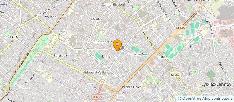 localisation de l'entreprise MADAME MELANIE CHECCOZZO  ROUBAIX