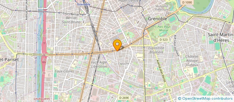 localisation de l'entreprise MADAME MELANIE CHENAU à GRENOBLE