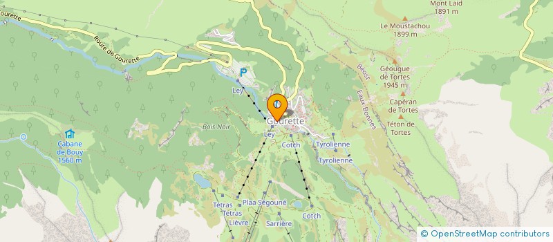 localisation de l'entreprise MADAME MELANIE CHENE  EAUX-BONNES