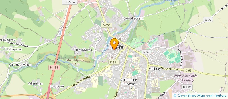 localisation de l'entreprise MADAME MELANIE CHERENCE à FALAISE