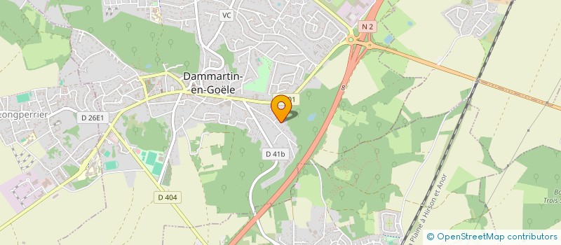 localisation de l'entreprise MADAME MELANIE CHILLAN  DAMMARTIN-EN-GOELE