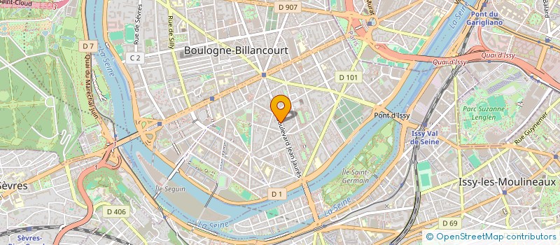 localisation de l'entreprise MADAME MELANIE CHIRAT à BOULOGNE-BILLANCOURT