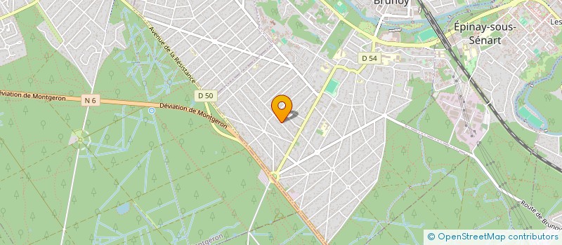 localisation de l'entreprise MADAME MELANIE CHOTARD  BRUNOY