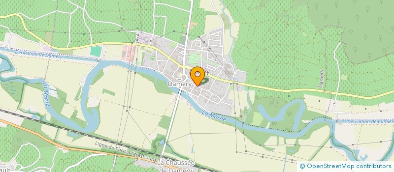 localisation de l'entreprise MADAME MELANIE CHOUTEAU  DAMERY