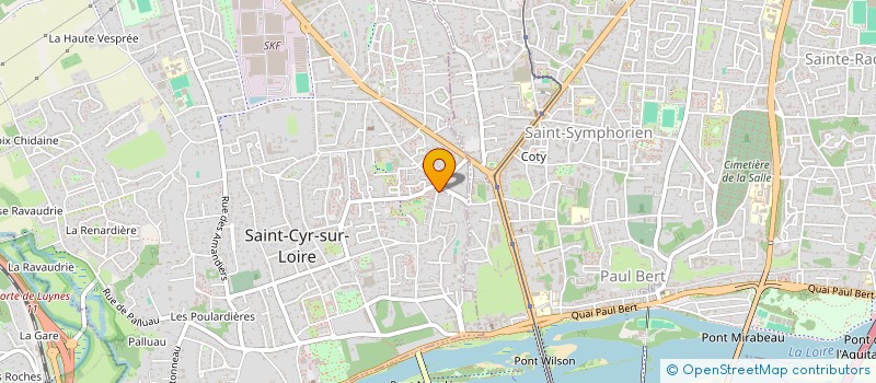 localisation de l'entreprise MADAME MELANIE CIZEAU  SAINT CYR SUR LOIRE