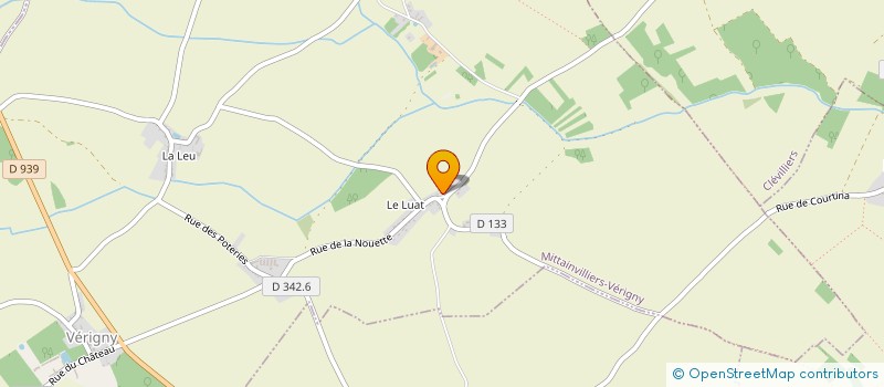 localisation de l'entreprise MADAME MELANIE CLAIRET à MITTAINVILLIERS-VERIGNY