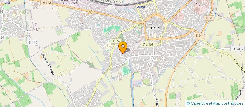 localisation de l'entreprise MADAME MELANIE CLASSEN  LUNEL