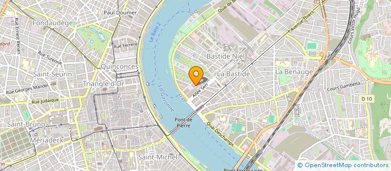 localisation de l'entreprise MADAME MELANIE CLAVERIE  BORDEAUX