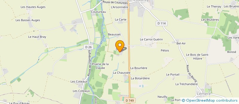 localisation de l'entreprise MADAME MELANIE CLEMENT à LEMERE