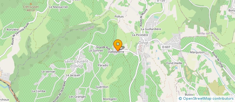 localisation de l'entreprise MADAME MELANIE CLEYET-MARREL à VAL D'OINGT