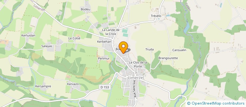 localisation de l'entreprise MADAME MELANIE CLODIC  LIMERZEL