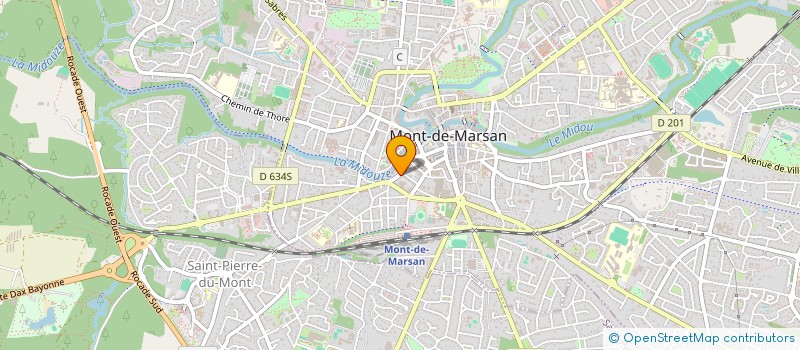 localisation de l'entreprise MADAME MELANIE COCHET  MONT-DE-MARSAN