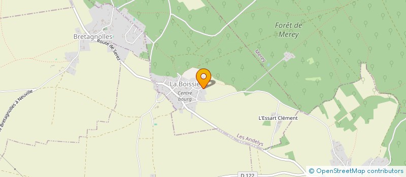 localisation de l'entreprise MADAME MELANIE COIC  LA BOISSIERE