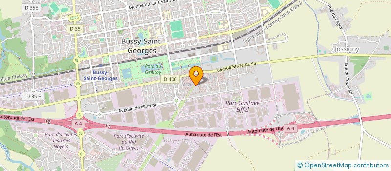 localisation de l'entreprise MADAME MELANIE COLASSE  BUSSY-SAINT-GEORGES