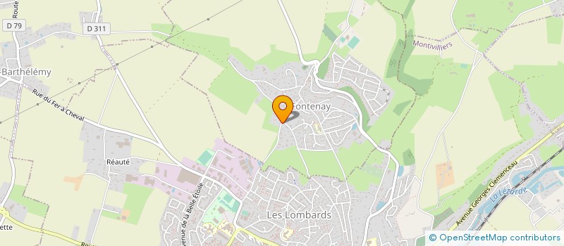 localisation de l'entreprise MADAME MELANIE COLBOC  FONTENAY