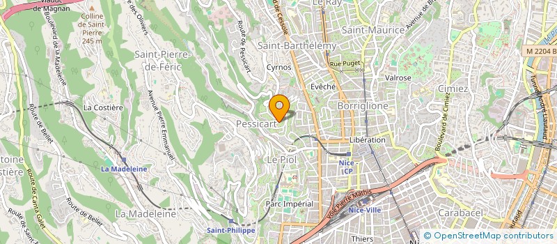 localisation de l'entreprise MADAME MELANIE COLIN  NICE