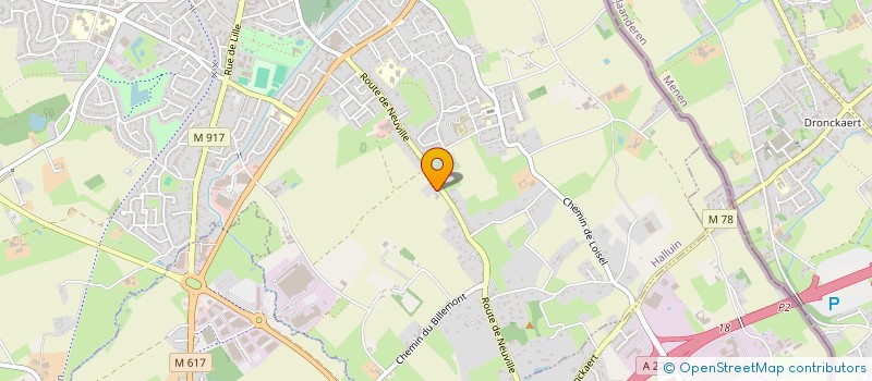 localisation de l'entreprise MADAME MELANIE COLLOT  HALLUIN