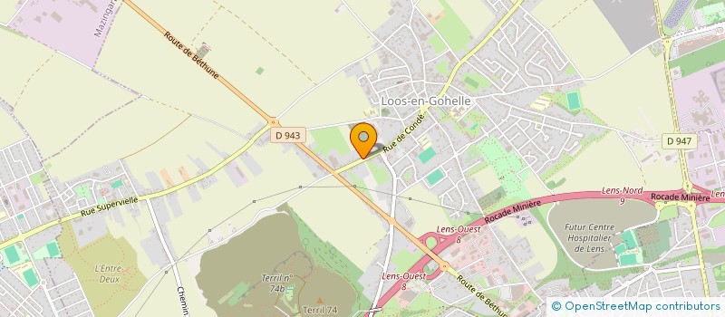 localisation de l'entreprise MADAME MELANIE COQUETTE  LOOS-EN-GOHELLE