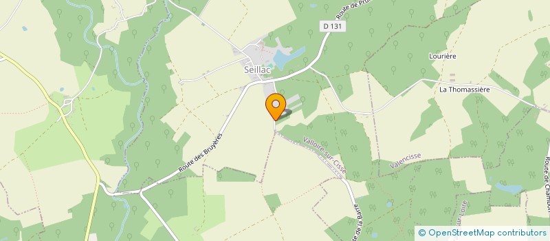 localisation de l'entreprise MADAME MELANIE CORBEAU  VALLOIRE-SUR-CISSE