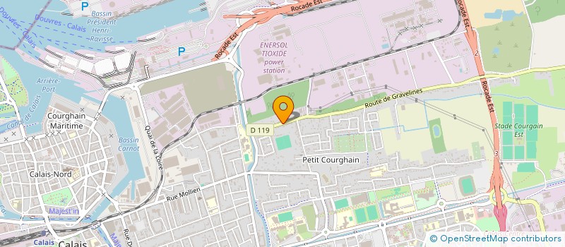 localisation de l'entreprise MADAME MELANIE CORDENOS  CALAIS