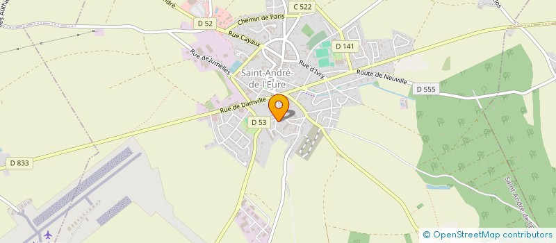 localisation de l'entreprise MADAME MELANIE CORNIQUEL  SAINT-ANDRE-DE-L'EURE