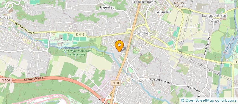 localisation de l'entreprise MADAME MELANIE COSANI  LINAS