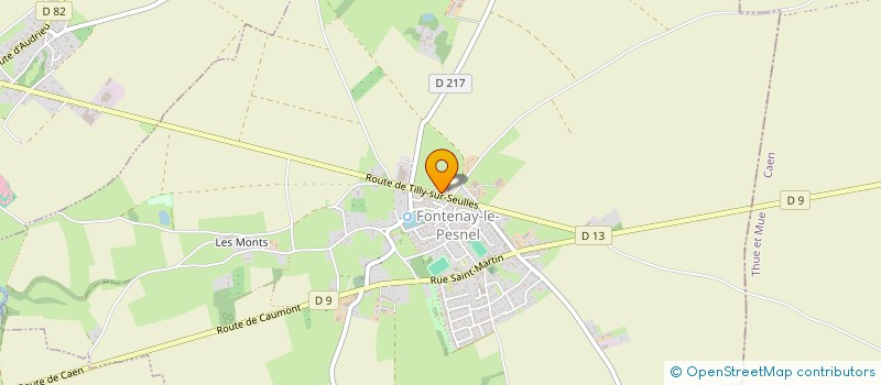 localisation de l'entreprise MADAME MELANIE COUASNON  FONTENAY-LE-PESNEL