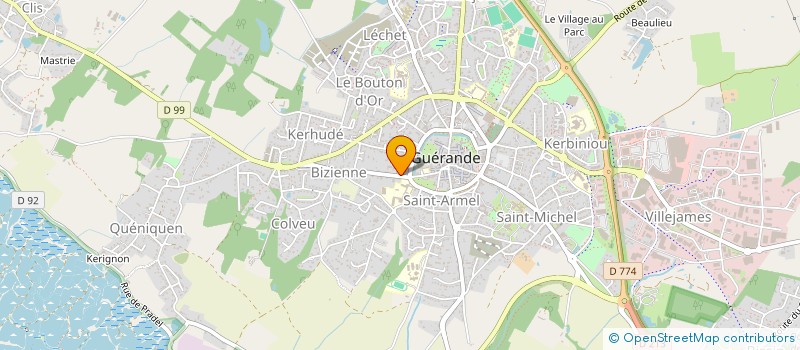 localisation de l'entreprise MADAME MELANIE COUILLAUD  GUERANDE