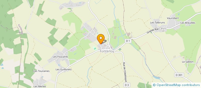 localisation de l'entreprise MADAME MELANIE COUREAU  FONTENOY