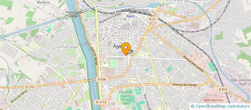 localisation de l'entreprise MADAME MELANIE COUSTET  AGEN