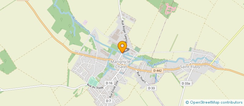 localisation de l'entreprise MADAME MELANIE CRESPIN à MARIGNY-LE-CHATEL