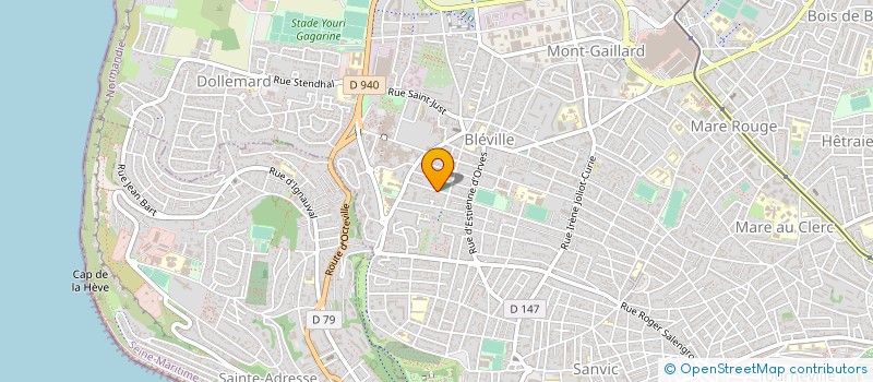 localisation de l'entreprise MADAME MELANIE CROCHEMORE  LE HAVRE