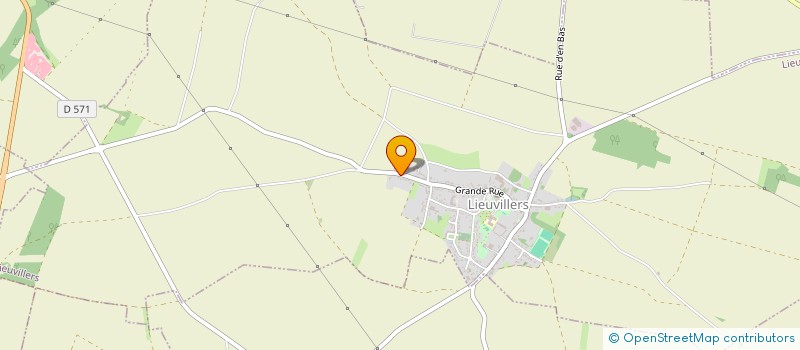 localisation de l'entreprise MADAME MELANIE CROCHU  LIEUVILLERS
