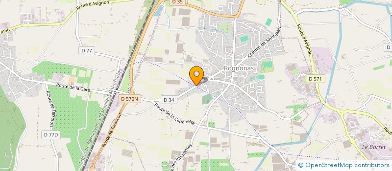 localisation de l'entreprise MADAME MELANIE CUMBO  ROGNONAS