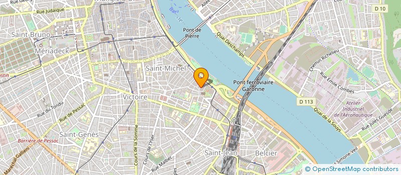 localisation de l'entreprise MADAME MELANIE CUNIN à BORDEAUX