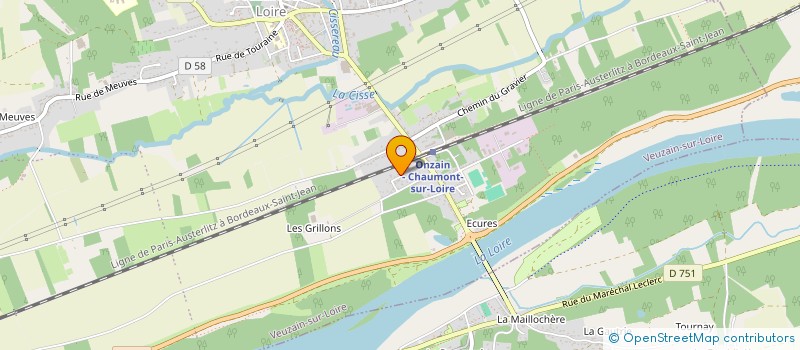 localisation de l'entreprise MADAME MELANIE CURDY à VEUZAIN-SUR-LOIRE