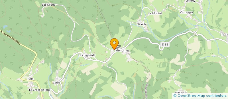 localisation de l'entreprise MADAME MELANIE DA CUNHA  ANOST