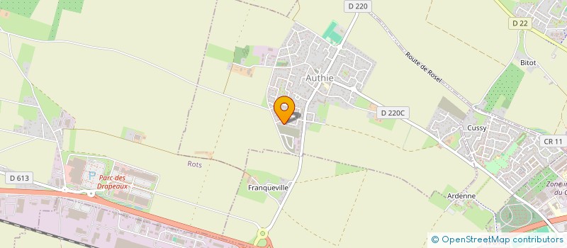 localisation de l'entreprise MADAME MELANIE DA SILVA FERREIRA  AUTHIE