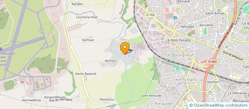 localisation de l'entreprise MADAME MELANIE DANET  PLOEMEUR