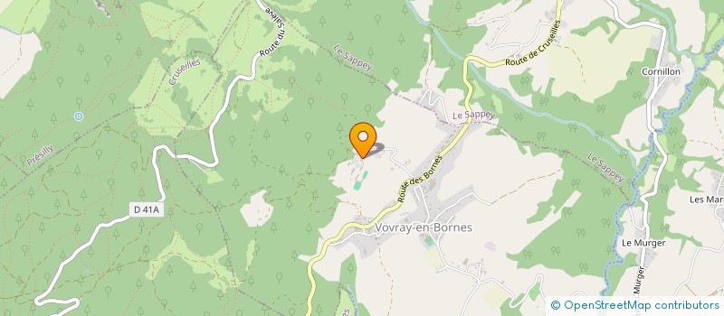 localisation de l'entreprise MADAME MELANIE DANTON  VOVRAY-EN-BORNES