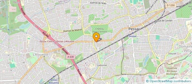 localisation de l'entreprise MADAME MELANIE DARAGNEZ à PESSAC